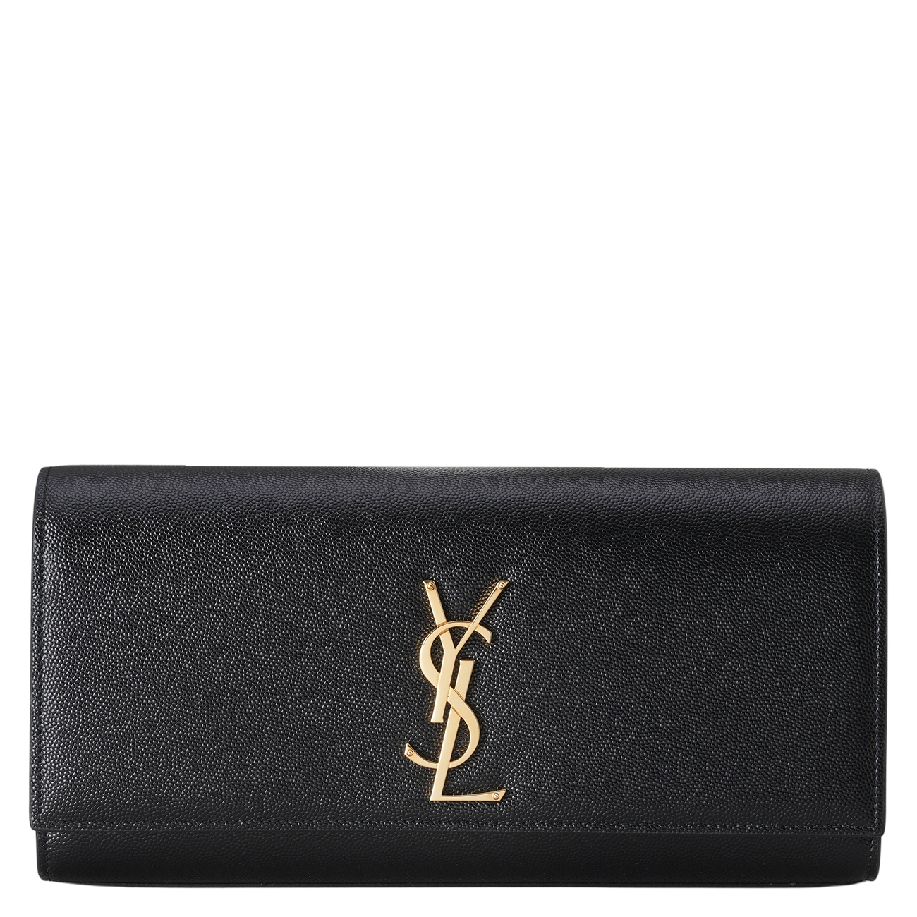 YVES SAINT LAURENT(USED)생로랑 326079 모노그램 케이트 클러치백 블랙금장